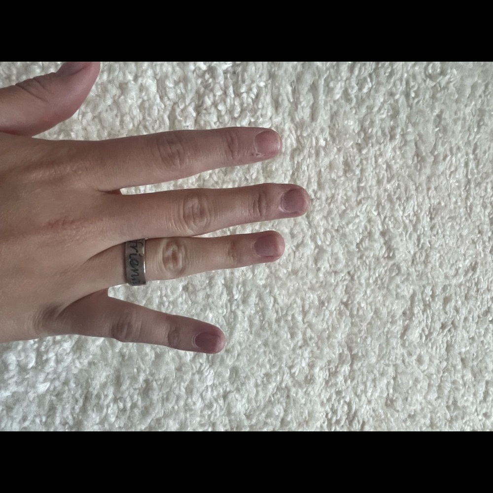 James Avery friends forever 925 ring SIZE 8